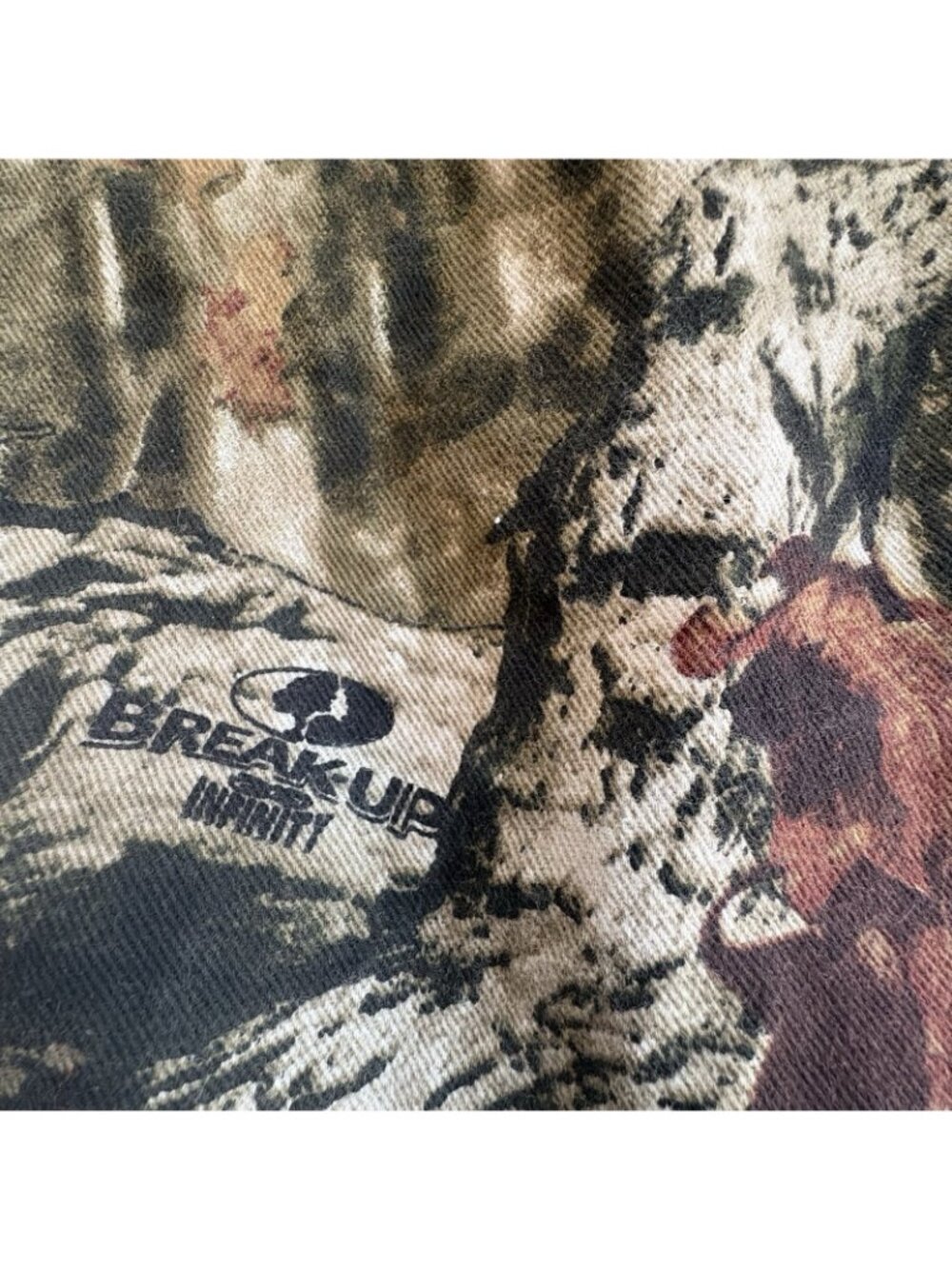 Cabelas Mossy Oak Break Up Infinity Camo Cargo Pants Mens 42 Tall Turkey Hunting - Picture 9 of 9